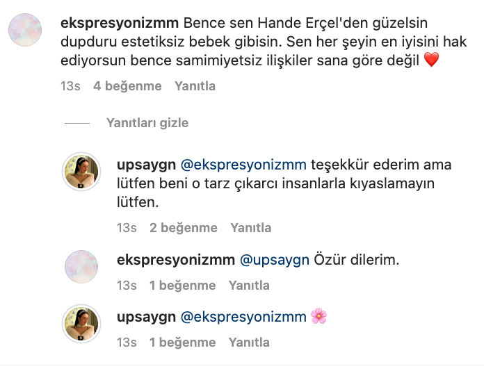 aygun aydin in hande ercel hakan sabanci askina yorumu ve hande ercel icin soyledikleri gundem oldu